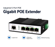 Gigabit Industrial POE 5 Port (Port ที่เป็น UP-LINK รองรับ POE) Gigabit Industrial POE 5 Port (Port ที่เป็น UP-LINK รองรับ POE)