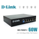 D-Link Unmanage PoE Switch/Hub 6 Port 250 เมตร (4 PoE + 2 Uplink) รุ่น DES-F1006P-E