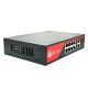 Full Gigabit Ai POE Switch 8 Port + 2 Uplink (VLAN) 120W ยี่ห้อ DJA รุ่น DJA-08G20GB