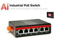 Industrial Ai PoE Switch 6 Port (4 PoE 10/100 + 2 Uplink 10/100)