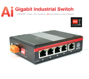 Gigabit Industrial Switch 5 Port (AI) ยี่ห้อ DJA รุ่น DJA-G0410GI