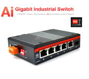 Full Gigabit Industrial Ai Switch 6 Port (4GE+Uplink+SFP)