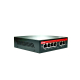 MINI Fast Ethernet Ai POE Switch 6 Port (4 POE + 2 Uplink) 10/100M ยี่ห้อ DJA รุ่น X1006B PoE Switch ขนาดเล็ก จ่ายไฟให้อุปกรณ์ PDs มาตรฐาน IEEE802.3af/at
