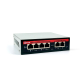 MINI Fast Ethernet Ai POE Switch 6 Port (4 POE + 2 Uplink) 10/100M ยี่ห้อ DJA รุ่น X1006B PoE Switch ขนาดเล็ก จ่ายไฟให้อุปกรณ์ PDs มาตรฐาน IEEE802.3af/at