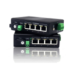(2-in-one) Industrial Fiber Media Converter 4 Port 100M + RS485