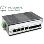 Gigabit Industrial Switch 4 Port + 4 SFP | 1.25G Gigabit Industrial Switch 4 Port + 4 SFP | 1.25G