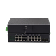 Industrial Gigabit PoE Switch 16 Port + 2 SFP Uplink ติดตั้ง DIN-Rail