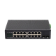 Industrial Gigabit PoE Switch 16 Port + 2 SFP Uplink ติดตั้ง DIN-Rail
