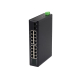 Industrial Gigabit PoE Switch 16 Port + 2 SFP Uplink ติดตั้ง DIN-Rail