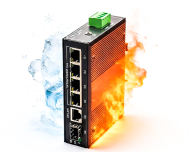 Industrial Gigabit PoE Switch 4+1+1 SFP Ethernet Switch