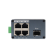 Mini Gigabit Industrial Switch | 4 Port + 1 SFP mini industrial switch 4 port 1 sfp ติดตั้งบน din rail