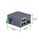 Mini Gigabit Industrial Switch | 4 Port + 1 SFP mini industrial switch 4 port 1 sfp ติดตั้งบน din rail