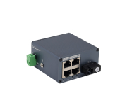 Mini Gigabit Industrial Fiber 1SC 4LAN | 20km | A Mini Gigabit Industrial Fiber 1SC 4LAN | 20km | A