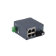 Mini Gigabit Industrial Fiber 1SC 4LAN | 20km | A Mini Gigabit Industrial Fiber 1SC 4LAN 20km A