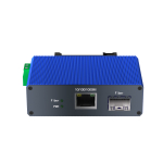 Mini Gigabit Industrial Media Converter | 1 SFP + 1 LAN | DC 9-57V