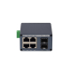 Mini Gigabit Industrial Switch 4 Port + 2 SFP DIN-Rail DC 9-57V