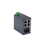Mini Gigabit Industrial Switch 4 Port + 2 SFP | DIN-Rail | DC 9-57V