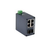 Mini Gigabit Industrial Switch 4 Port + 2 SFP | DIN-Rail | DC 9-57V