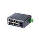 Mini Gigabit Industrial Switch 8 Port + 2 SFP DIN-Rail DC 9-57V