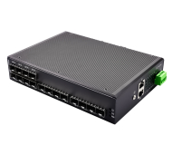 Industrial Gigabit Fiber Switch 16 Port SFP + 2 Port RJ45| HM
