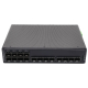 สวิตช์อุตสาหกรรม HM รองรับการติดตั้งแบบ DIN-Rail และ Wall-Mount Industrial Gigabit Switch SFP 16 Port รุ่น HM IND-SFP-16 เกรดอุตสาหกรรม