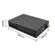 สวิตช์อุตสาหกรรม HM รองรับการติดตั้งแบบ DIN-Rail และ Wall-Mount Industrial Gigabit Switch SFP 16 Port รุ่น HM IND-SFP-16 เกรดอุตสาหกรรม