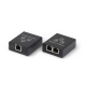 Mini Gigabit Ethernet Splitter กล่องแยกสายแลน 1 ออก 2 (RJ45) กล่องแยกสายแลน Gigabit 1 ออก 2 รุ่นมินิ พอร์ต RJ45 ตัวเครื่องโลหะ