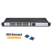 Gigabit L2 Managed Switch 24 Port + 2 Uplink + 4 SFP