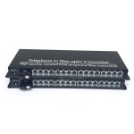 16P Telephone Optical (PCM) To Fiber Optic (Desktop)