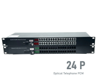 Telephone Optical PCM 24 Channel (Rack Mount)