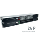 ตัวแปลงสัญญาณโทรศัพท์ Telephone Optical PCM 24 Channel (Rack Mount) รองรับการส่งสัญญาณผ่านไฟเบอร์ออปติกแบบ Single-mode สูงสุด 20 กิโลเมตร