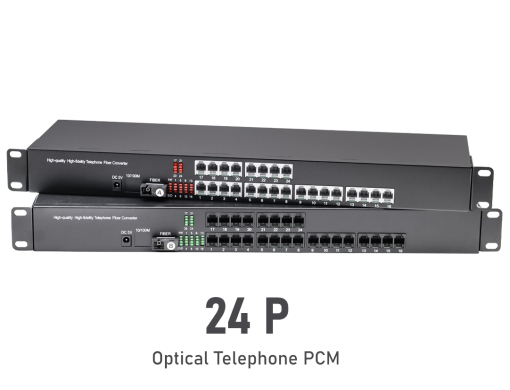 Telephone Optical PCM 24 Channel (Rack Mount) ตัวแปลงสัญญาณโทรศัพท์ "Telephone Optical PCM 24 Channel (Rack Mount)" รองรับการส่งสัญญาณผ่านไฟเบอร์ออปติกแบบ Single-mode