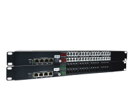 24 CH PCM Telephone Optical + 4 GE (10/100/1000) To Fiber Optic (Rackmount) 24 CH PCM Telephone Optical + 4 GE (10/100/1000) To Fiber Optic (Rackmount)