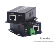 กล่องแปลงสัญญาณ Network แบบ Twisted Pair 2 คอร์ รองรับความเร็ว 100 Mbps.