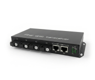 Gigabit Fiber Switch SC 4 Port (B Side) + 2 Gigabit Ethernet ระยะ 3km 