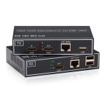 HDMI P2P Extender 150 เมตร (1080P) + Loop Out + USB KVM