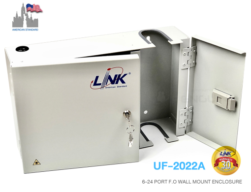 WALL MOUNT ENCLOSURE 6-24 Port ยี่ห้อ LINK รุ่น UF-2022A