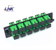 Snap-In Adapter Plate 12× SC/APC Simplex | Single-Mode | LINK UF-2255SM-APC