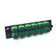 แผ่นอะแดปเตอร์ไฟเบอร์ออปติก Snap-In 12 SC/APC (Simplex) ยี่ห้อ LINK รุ่น UF-2255SM-APC