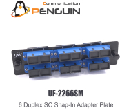6 SC Duplex Snap-In Adapter PLATE ยี่ห้อ Link รุ่น UF-2266SM