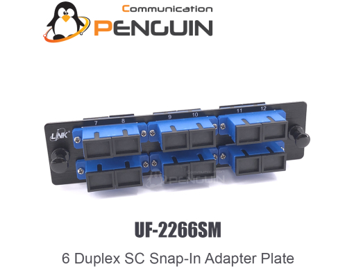 6 SC Duplex Snap-In Adapter PLATE ยี่ห้อ Link รุ่น UF-2266SM