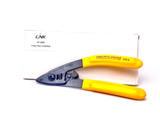 Link UF-2800 Fiber Optic Stripper 3 ช่อง คีมปอกสายไฟเบอร์ Link UF-2800 แบบ 3 ช่อง สำหรับงานไฟเบอร์ออฟติก