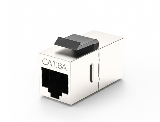 Keystone RJ45 Coupler CAT6A Shielded รุ่น LW-AD-6AS ตัวเมีย 2 ฝั่ง ตัวต่อสายแลนต่อกลาง