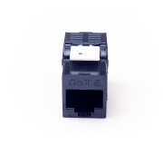 เต้ารับสายแลนตัวเมีย RJ45 CAT6 UTP แบบ Tool-Free สีดำ เต้ารับสายแลนตัวเมีย RJ45 CAT6 UTP แบบ Tool-Free สีดำ