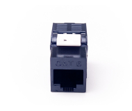เต้ารับสายแลนตัวเมีย RJ45 CAT6 UTP แบบ Tool-Free สีดำ
