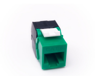 เต้ารับสายแลนตัวเมีย RJ45 CAT6 UTP แบบ Tool-Free สีเขียว เต้ารับสายแลนตัวเมีย RJ45 CAT6 UTP แบบ Tool-Free สีเขียว