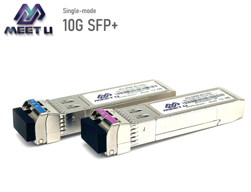 10G (SFP+) LC Bi-Directional (Single-mode) 20 KM ยี่ห้อ MEET U รองรับการส่งข้อมูลที่ความเร็ว 10 Gbit/s และระยะทางสูงสุด 20 กม.