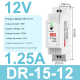 Power Supply 12V 1.25A รุ่น DR-15-12 | ติดราง DIN ขนาด 15W สำหรับงานอุตสาหกรรม