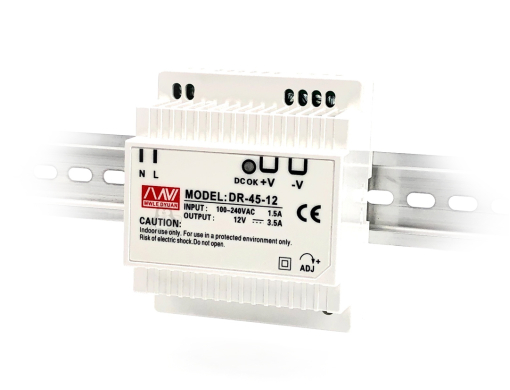 Din Rail Switching Power Supply รุ่น DR-45-12 (3.5A) 42W รับประกัน 1 ปี
