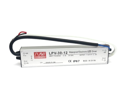 LPV-30-12 | Waterproof LED Driver 12V(2.5A) 30W สำหรับไฟ LED กันน้ำ